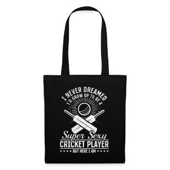 Cricketing Cricket Game - Super Sexy Cricket Playe - Tote Bag - black - Front