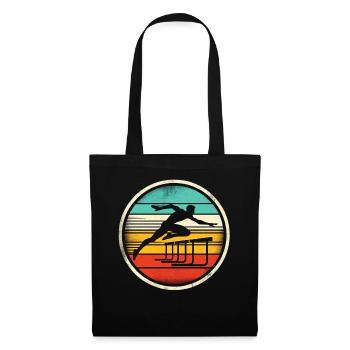 Sprinter de haies - Sac en tissu - noir - Devant