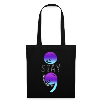 Suicide Prevention Awareness Shirt, Stay Tomorrow - Tote Bag - black - Front