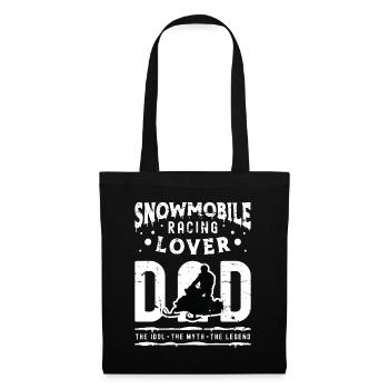 Snowmobile Racing Lover Dad The Idol Snowboarding - Tote Bag - black - Front