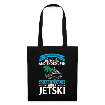 I was looking for happiness and ended up in mi - Tote Bag - black - Front