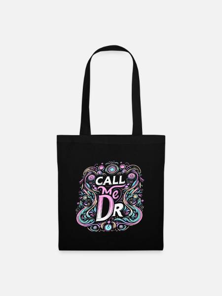Call Me Dr 36 - Stoffbeutel - Schwarz