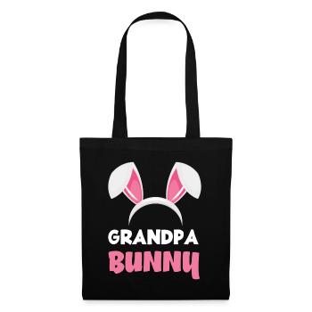 Grandpa Bunny Easter Bunny Ears Easter - Tote Bag - black - Front
