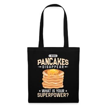 Amoureux des crêpes Les enfants je fais des crêpes - Sac en tissu - noir - Devant
