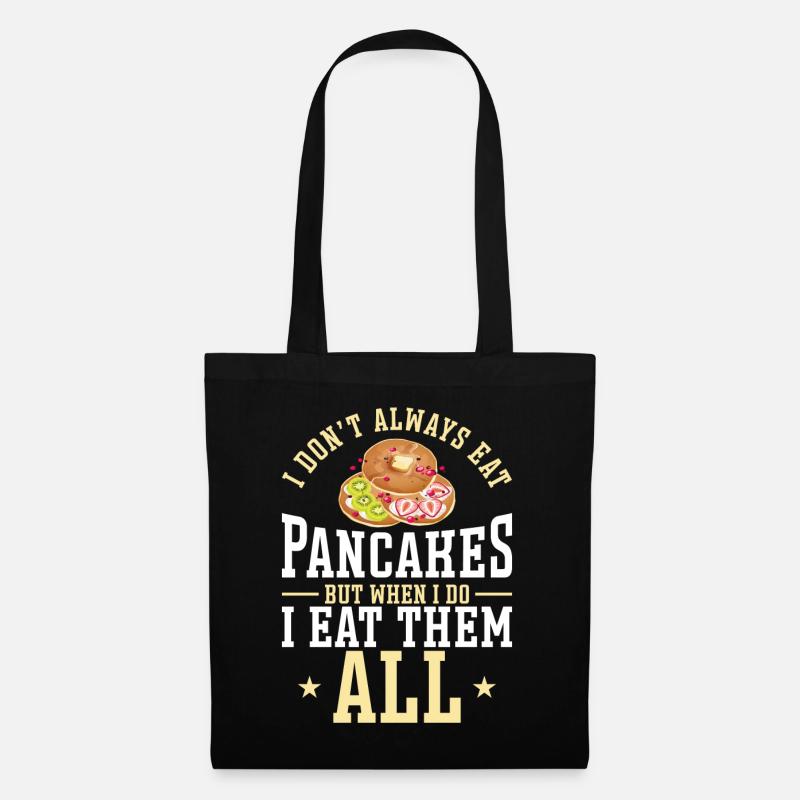 Pancake Lover Kids I Don't Always - Stoffbeutel - Schwarz