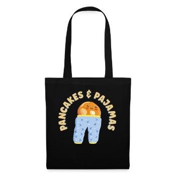Pancake Lover Kids Pancakes & - Stoffbeutel - Schwarz - Vorne