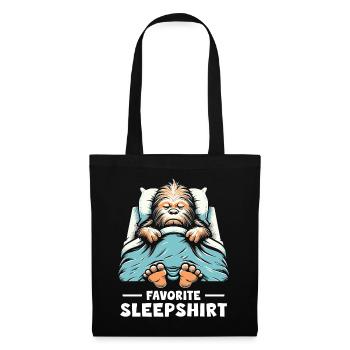 Bigfoot Favorite Sleepshirt - Stoffbeutel - Schwarz - Vorne