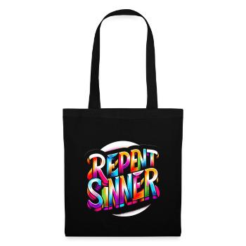 Repent Sinner 17 - Tote Bag - black - Front