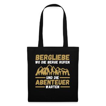 Alpiniste, Randonnée, Randonneur, Escalade, Alpinisme - Sac en tissu - noir - Devant