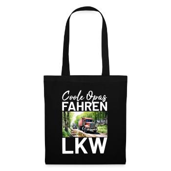 Lkw Fahrer - Stoffbeutel - Schwarz - Vorne