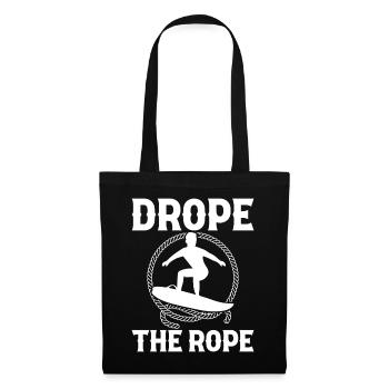 Lâcher la corde - Sac en tissu - noir - Devant