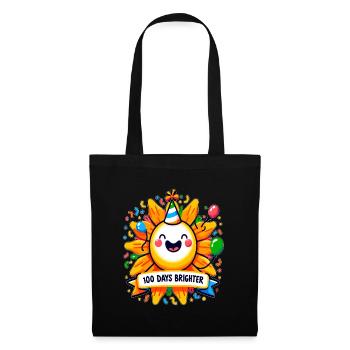 100 Days Brighter Sunshine Celebration - Tote Bag - black - Front