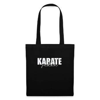 Karate Judan japanische Kampfkunst - Stoffbeutel - Schwarz - Vorne