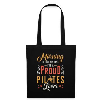 Pilates Lover Morning Is Not My Time Pilates Class - Tote Bag - black - Front