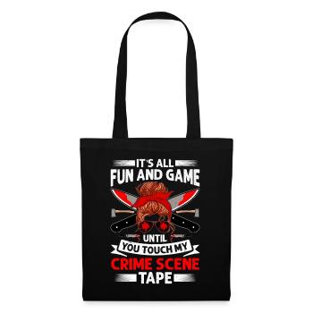 True Crime - Stoffbeutel - Schwarz - Vorne