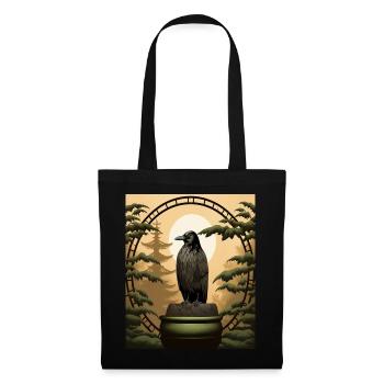 Japanese Art Japanese Woodblock Art Print Zen - Tote Bag - black - Front