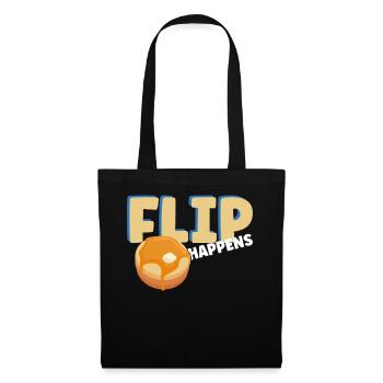 Pancake Lover Kids Pun Flip - Tote Bag - black - Front