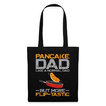 Amateur de crêpes Enfants Papa Crêpe Papa - Sac en tissu - noir - Devant