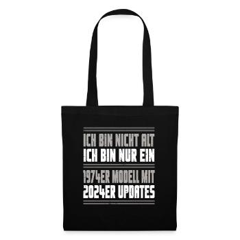 1974er modell mit 2024er updates - Stoffbeutel - Schwarz - Vorne