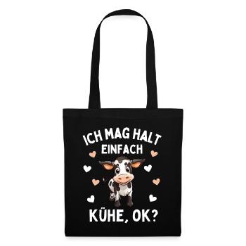 CRAZY COW LADY - Funny Farmer's Wife Farmer - Tote Bag - black - Front