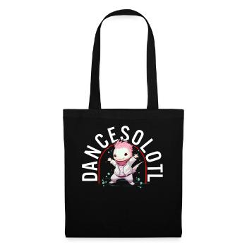 Axolotl Chemise Enfants Chemise De Danse Axolotl Pun Animal - Sac en tissu - noir - Devant