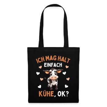 CRAZY COW LADY - Funny Farmer's Wife Farmer - Tote Bag - black - Front