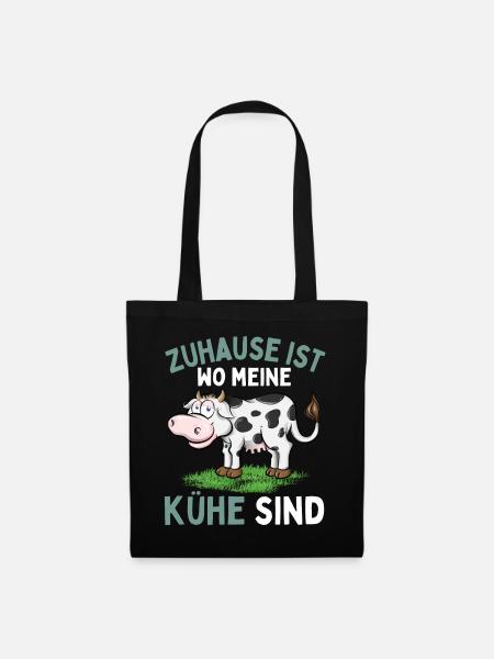 ZUHAUSE IST WO MEINE KÜHE SIND! Lustiges Bauer - Mulepose - sort