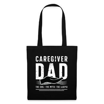 Soignant Papa L’idole Le mythe Famille Gardien - Sac en tissu - noir - Devant