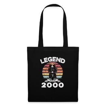 2000 anniversaire Légende depuis le coucher du soleil Teddy - Sac en tissu - noir - Devant