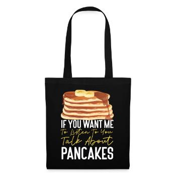 Pancake Lover Kids If You Want Me - Tote Bag - black - Front