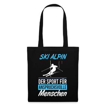 Elite Alpine Skiing Style Gift - Tote Bag - black - Front