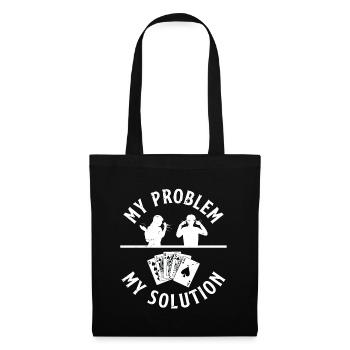 Classic Blackjack My Problem My Pictogram Dad Mom - Tote Bag - black - Front