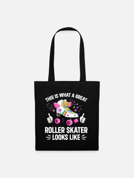 Roller Skating - Great Roller Skater - Stoffbeutel - Schwarz