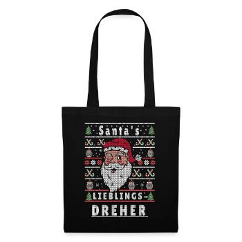 Ugly Christmas SANTA'S FAVORITE TURNER - Tote Bag - black - Front