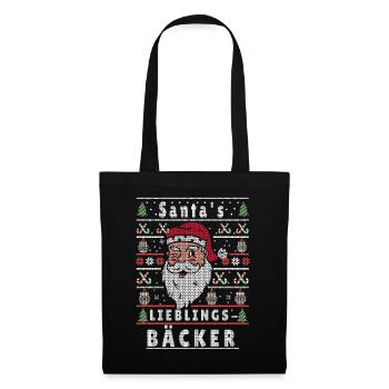 Ugly Christmas SANTAS FAVORITE Baker - Tote Bag - black - Front