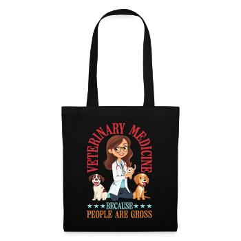 Veterinary Medicine Because People Are Gross 21 - Tote Bag - black - Front