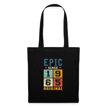 1965 Geburtstag Epic since - Stoffbeutel - Schwarz - Vorne