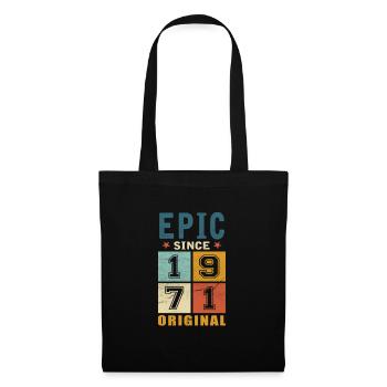 1971 Birthday Epic since - Tote Bag - black - Front