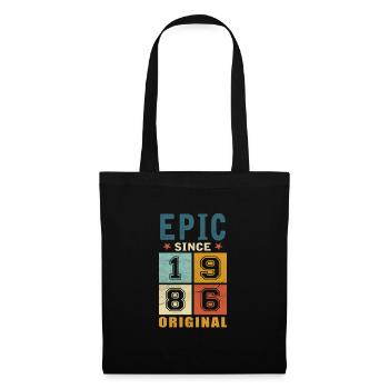 1986 Birthday Epic since - Tote Bag - black - Front