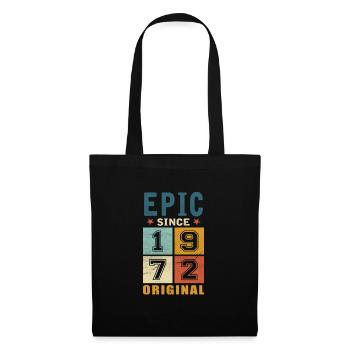 1972 Birthday Epic since - Tote Bag - black - Front