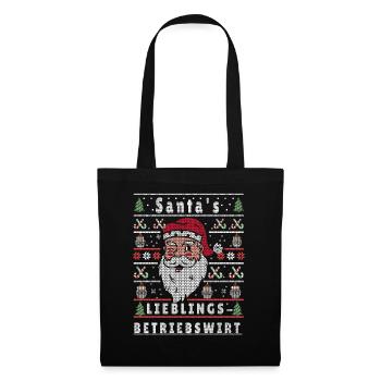 Ugly Christmas SANTA'S FAVORITE BUSINESS ECONOMIST - Tote Bag - black - Front