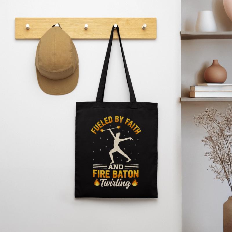Fire Baton Fire Dance Fire Dancer Fire Dancer Tote Bag