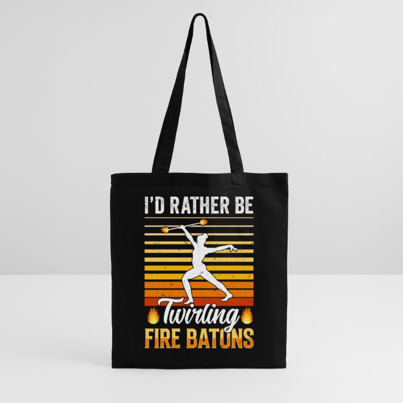 Fire Baton Fire Dance Fire Dancer Fire Dancer Tote Bag