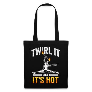 Fire Baton Fire Dance Fire Dancer Fire Dancer - Tote Bag - black - Front
