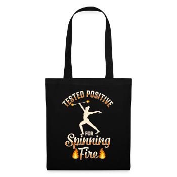 Fire Baton Fire Dance Fire Dancer Fire Dancer - Tote Bag - black - Front