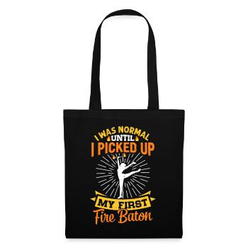 Fire Baton Fire Dance Fire Dancer Fire Dancer - Tote Bag - black - Front