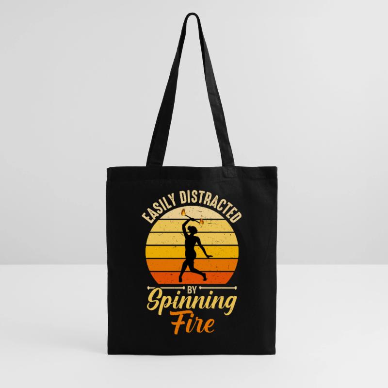 Fire Baton Fire Dance Fire Dancer Fire Dancer Tote Bag