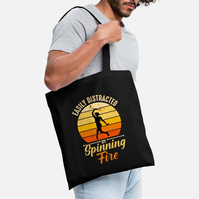 Fire Baton Fire Dance Fire Dancer Fire Dancer Tote Bag