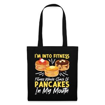 Les enfants amateurs de crêpes que j’aime - Sac en tissu - noir - Devant