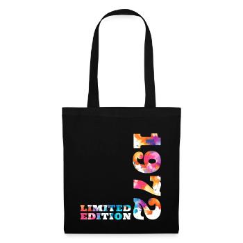 Colorful Birthday Limited Edition 1972 - Tote Bag - black - Front